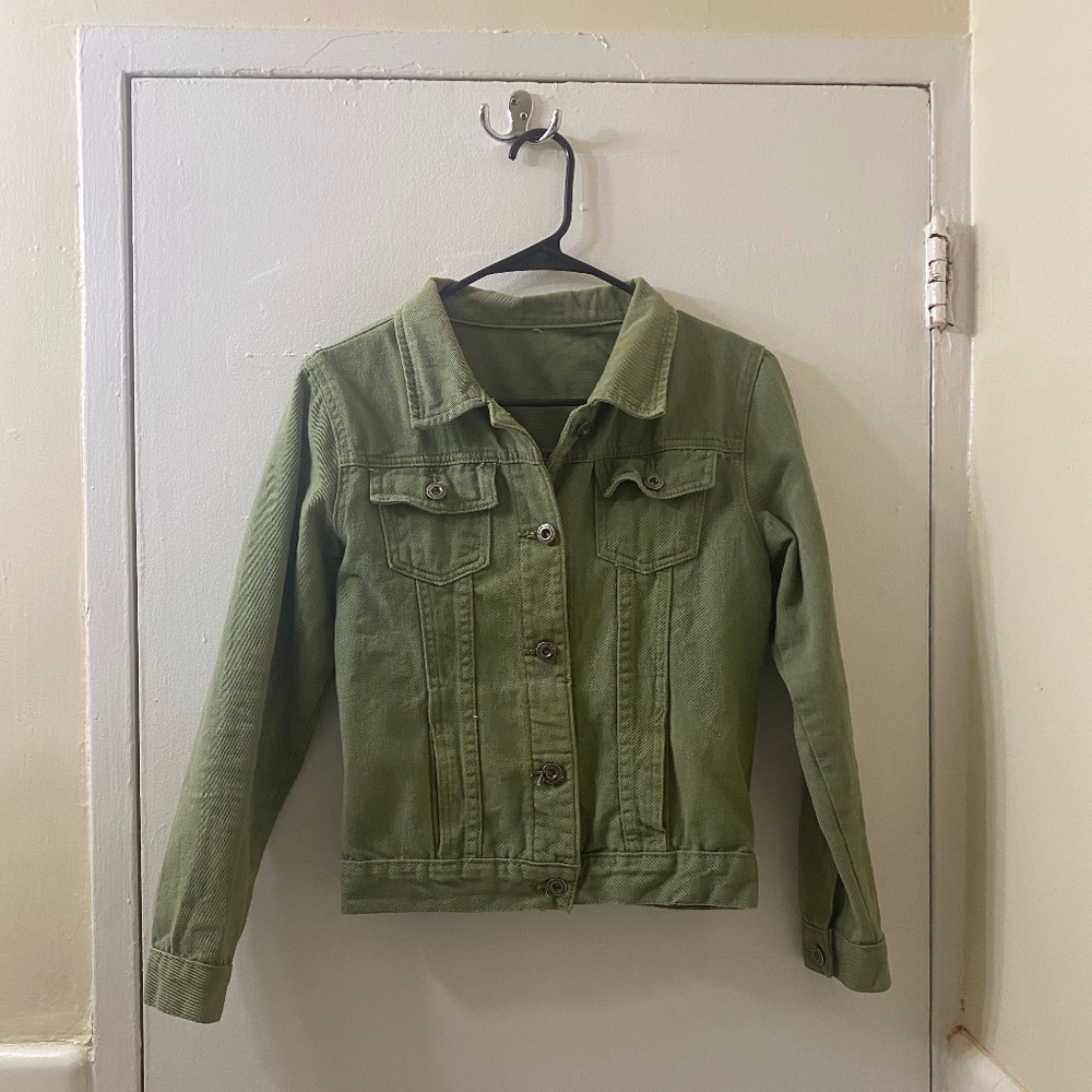 Green Denim Jacket